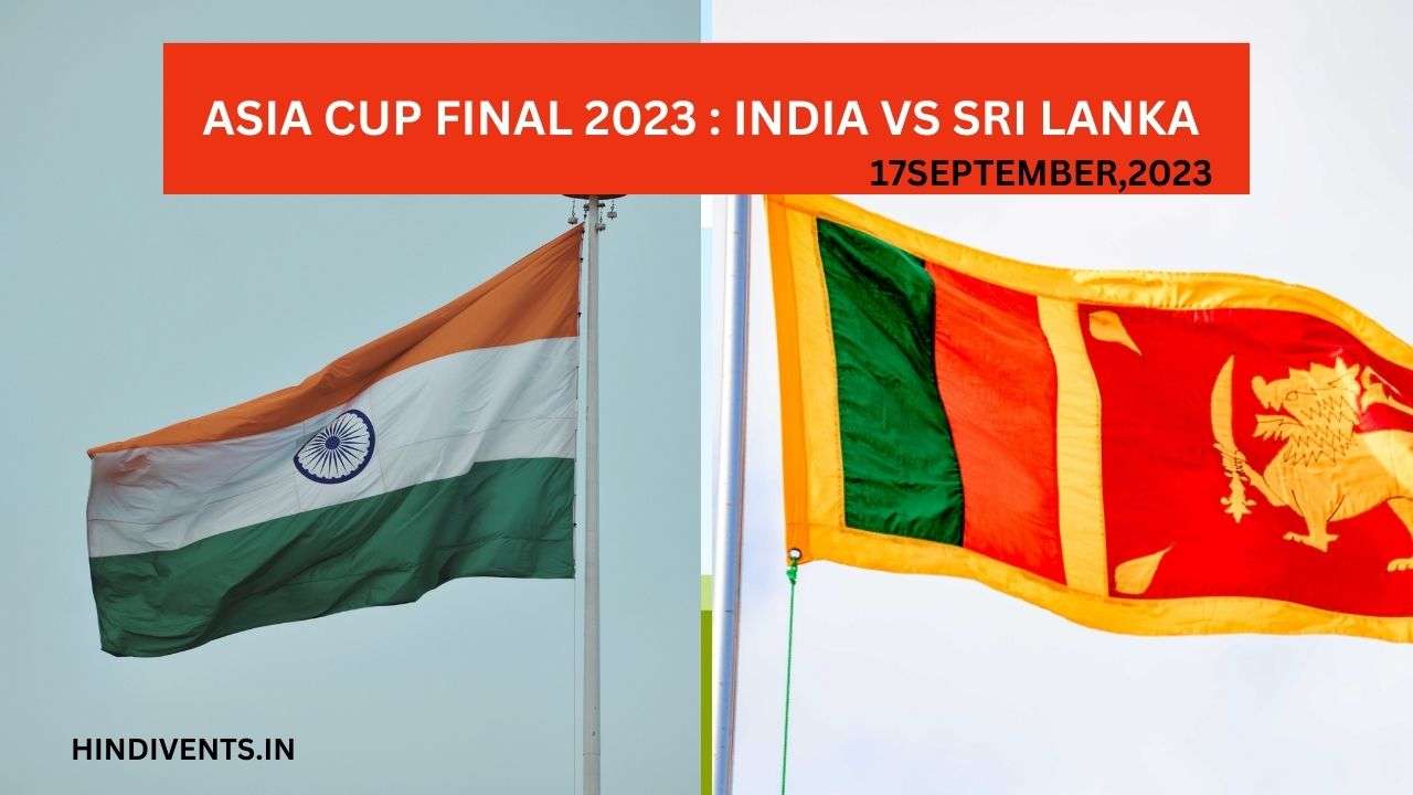 INDIA VS SRI LANKA ASIA CUP FINAL MATCH 2023