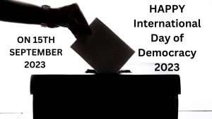 HAPPY International Day of Democracy 2023