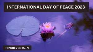 INTERNATIONAL DAY OF PEACE (UN)